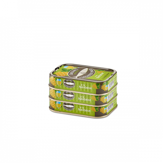 Sardines cuisinées à déguster chaud à la Nantaise