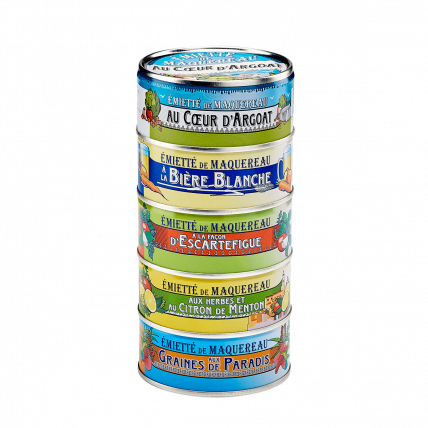 Assortiment 5 Émiettés de Maquereau 160g