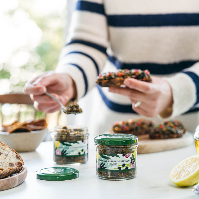 Tartare Algues de Bretagne et Olives