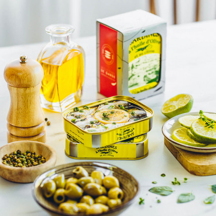 Sardines à l'Huile d'olive et Citron - Millésime de garde 2020