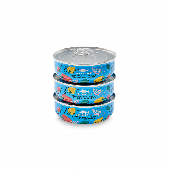 Salade Thon Poivrons Petit épeautre et Riz noir