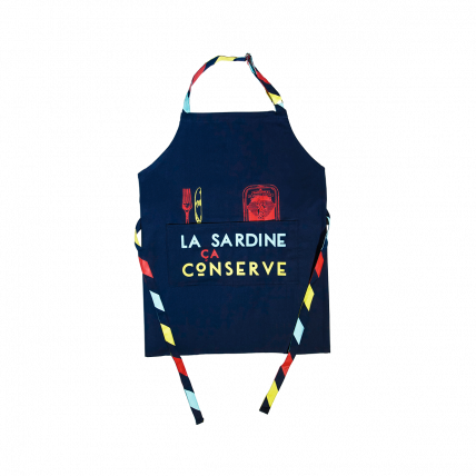 Le Tablier adulte  « La sardine, ça conserve ! »