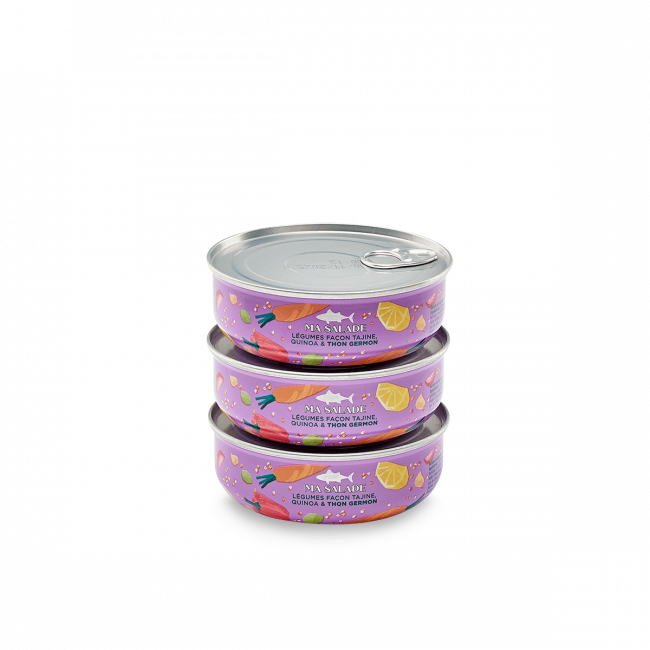 Salade Thon Légumes façon tajine et Quinoa