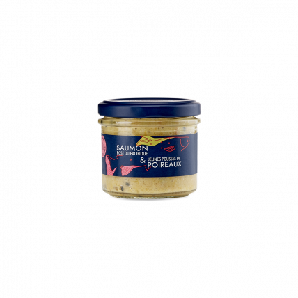 Tartinable Saumon et jeunes pousses de poireaux à déguster chaud