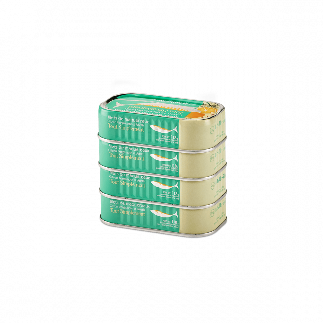 Maquereaux Citron bergamote et Aneth