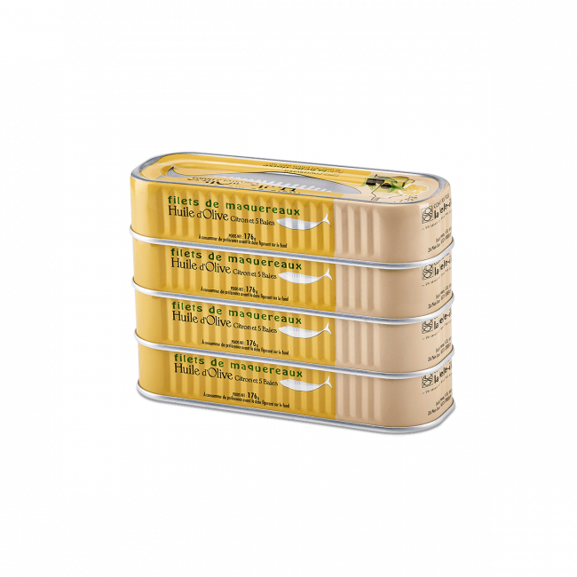 Makreel Olijfolie Citroen en 5 Bessen