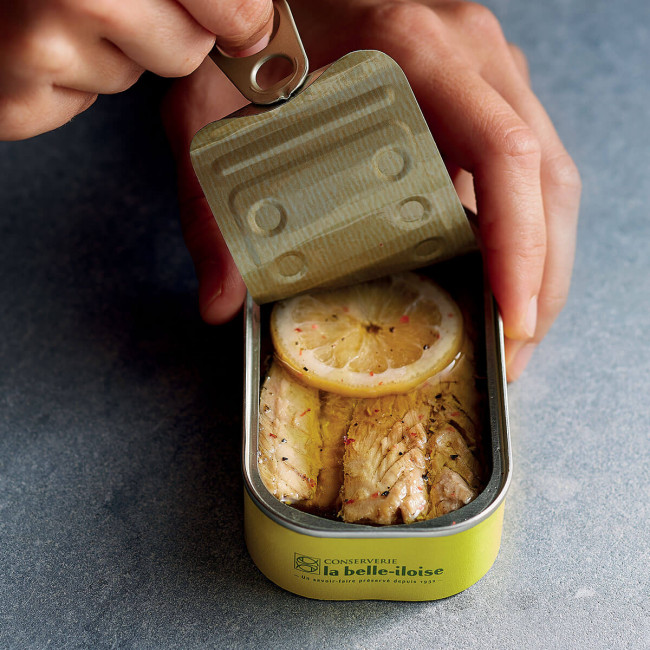 Filets de maquereaux à l'huile d'olive, citron et 5 baies