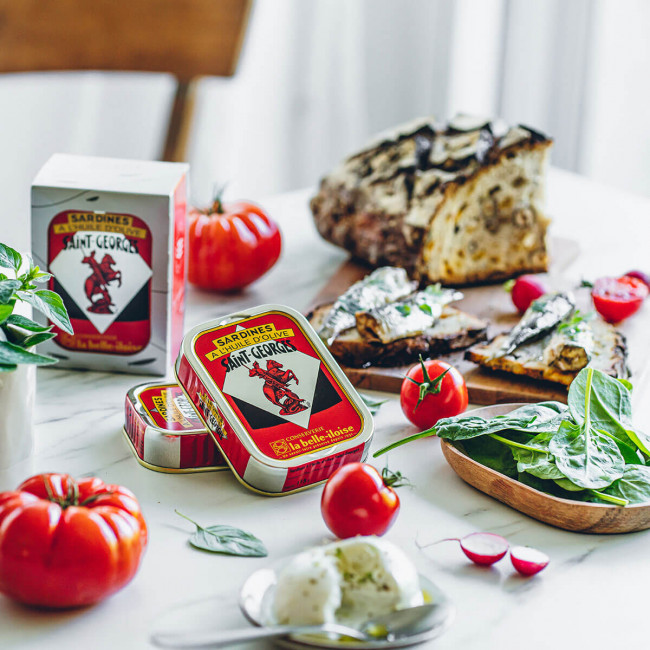 Sardines à l'Huile d'olive St-Georges