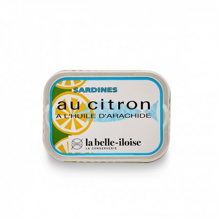 Sardines au citron et à l'huile d'arachide