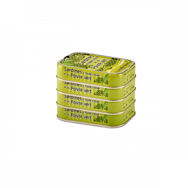 Sardines met groene Peper