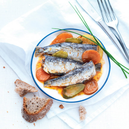 Sardines Les Royans à la Sauce ravigote