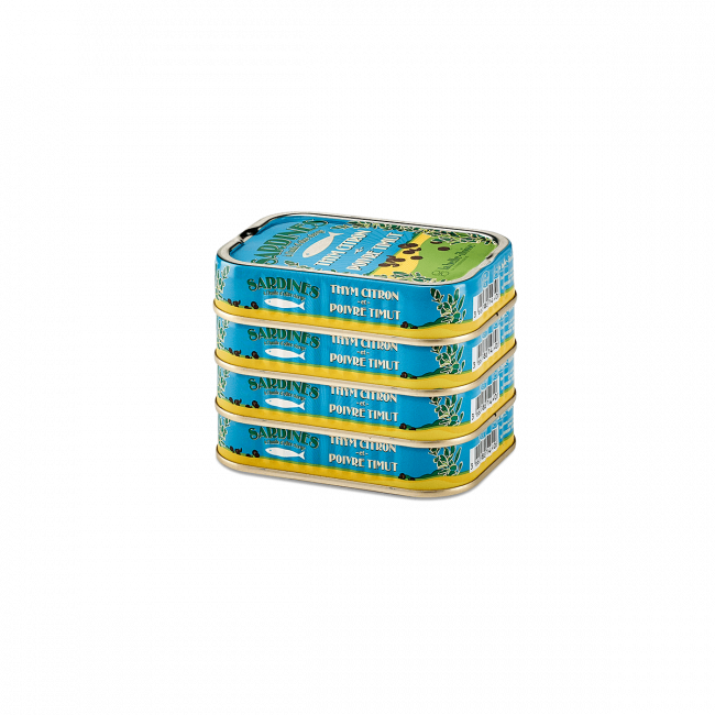 Sardines met Citroentijm en Timut peper