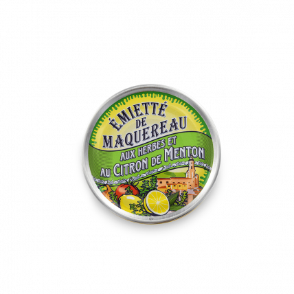 Émietté Maquereau Herbes Citron de Menton