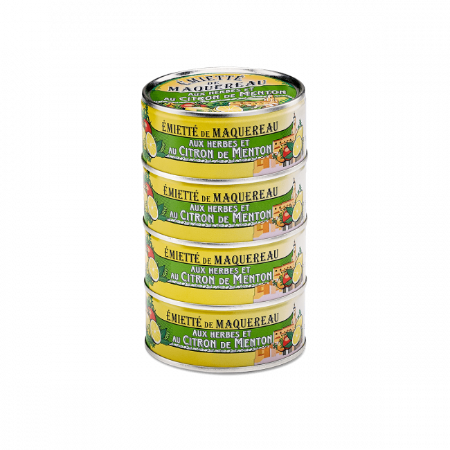 Makreelvlokken met Kruiden en Menton Citroen