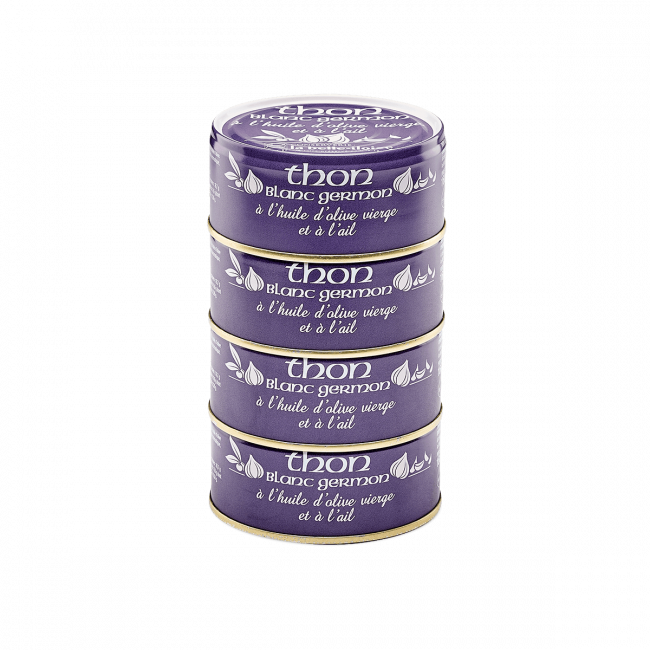 Witte Tonijn Olijfolie en knoflook