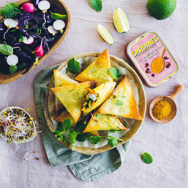 Sardines aux Baies de Batak et Curcuma