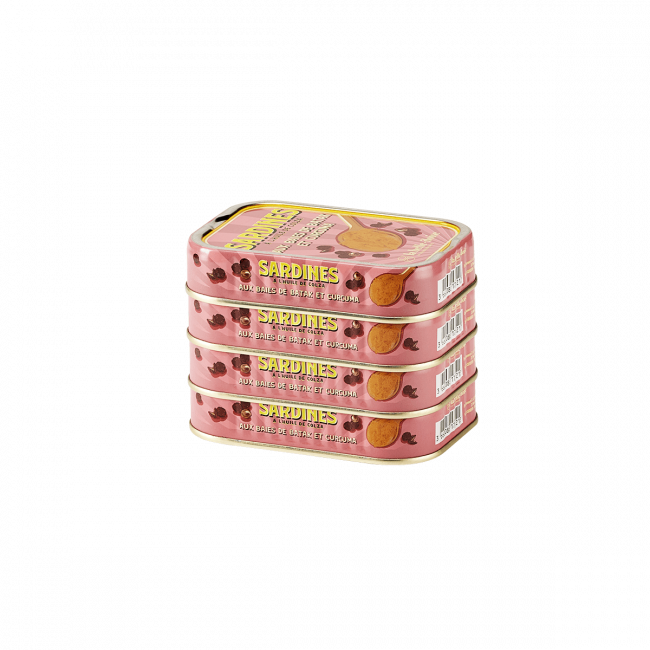 Sardines aux Baies de Batak et Curcuma