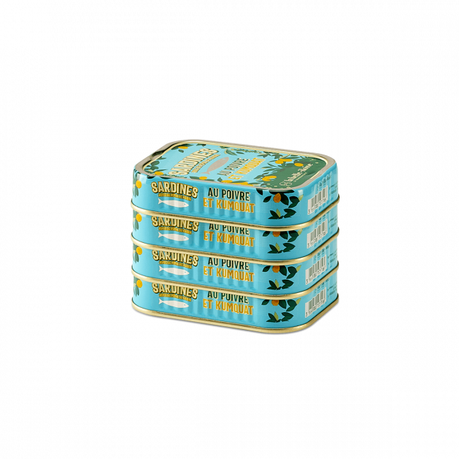 Sardines met groene Peper en Kumquat