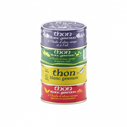 Assortiment witte Tonijn - 4 recepten