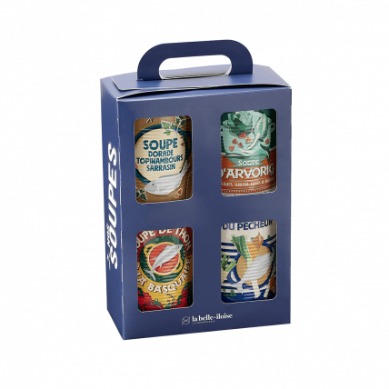 Assortiment Soupes Poissons et Légumes