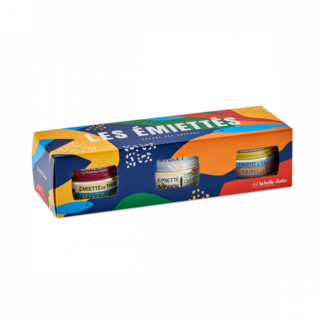 Coffret Les Émiettés - Sardine, Thon, Maquereau