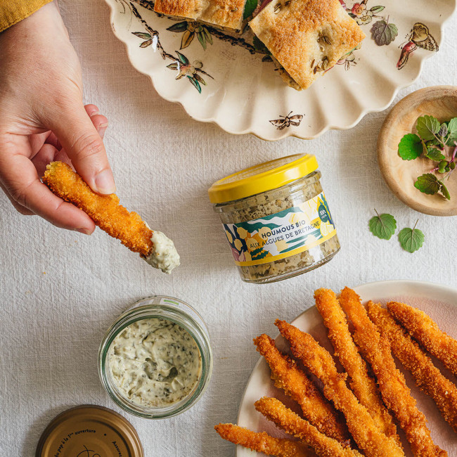 Houmous bio aux Algues de Bretagne