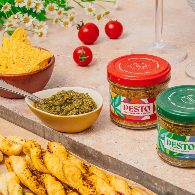 Pesto van Basilicum en Zeewier