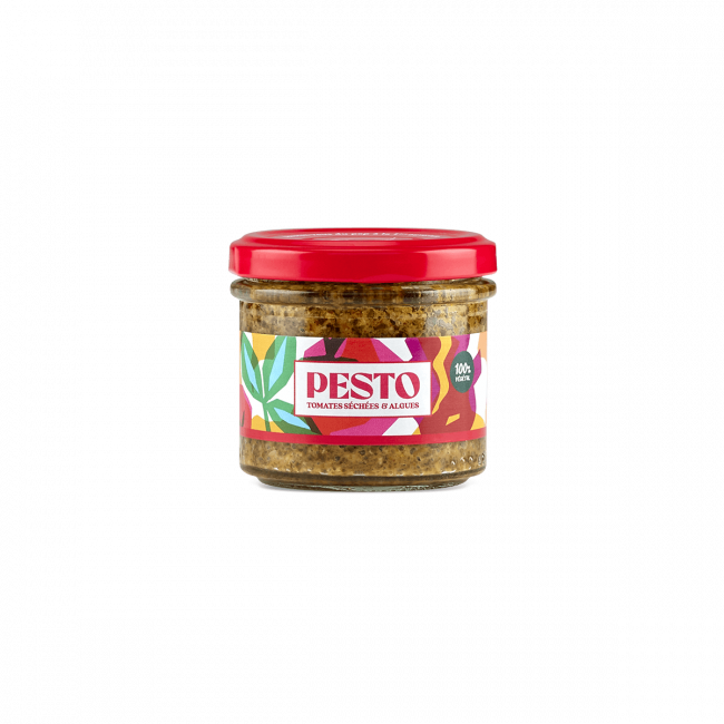 Pesto met gedroogde Tomaten en Zeewier