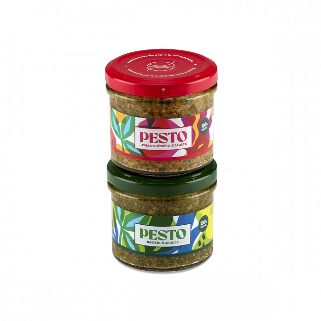Assortiment van 2 pesto'