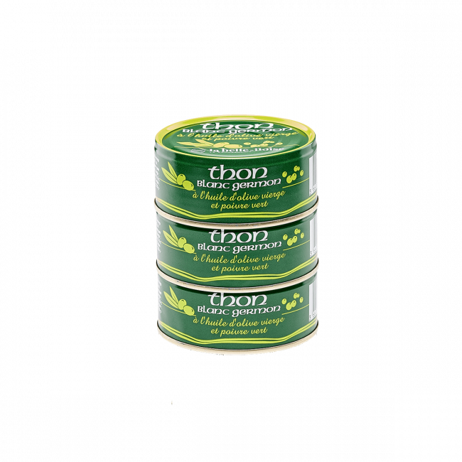 Thon blanc germon au Poivre vert
