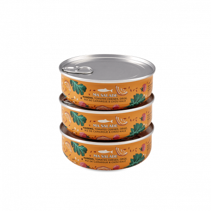 Salade met Haring Cherrytomaten Gerst Camargue-rijst