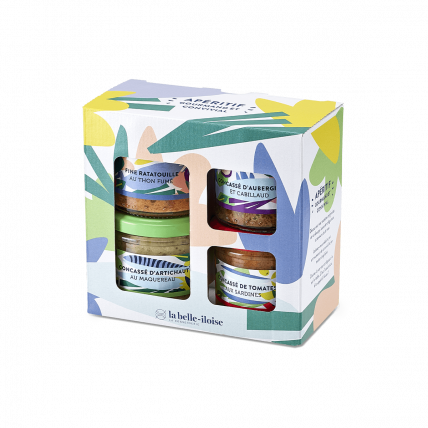 Groente- en visspreads - Assortiment van 4 glaasjes